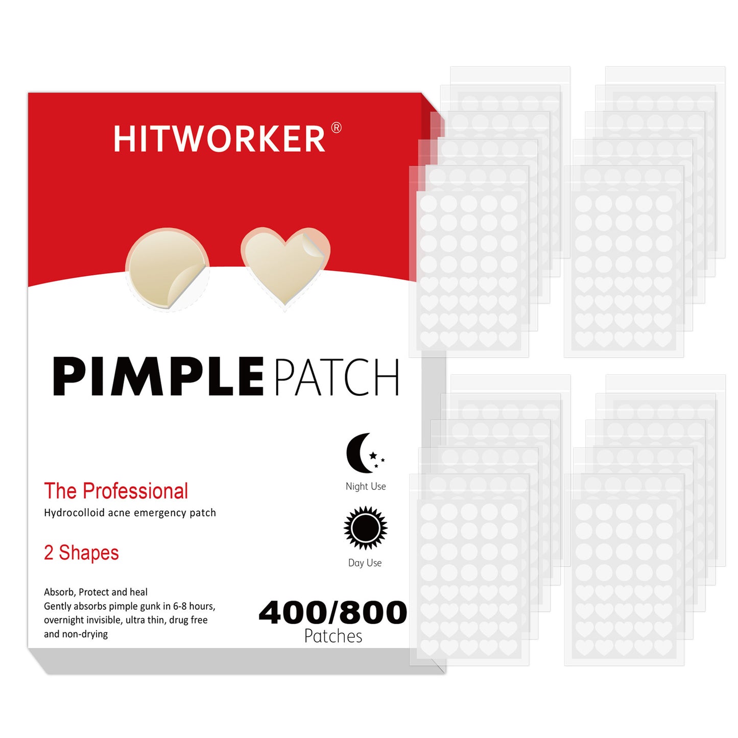 Acne & Blackhead Patches – 400 or 800 Pack