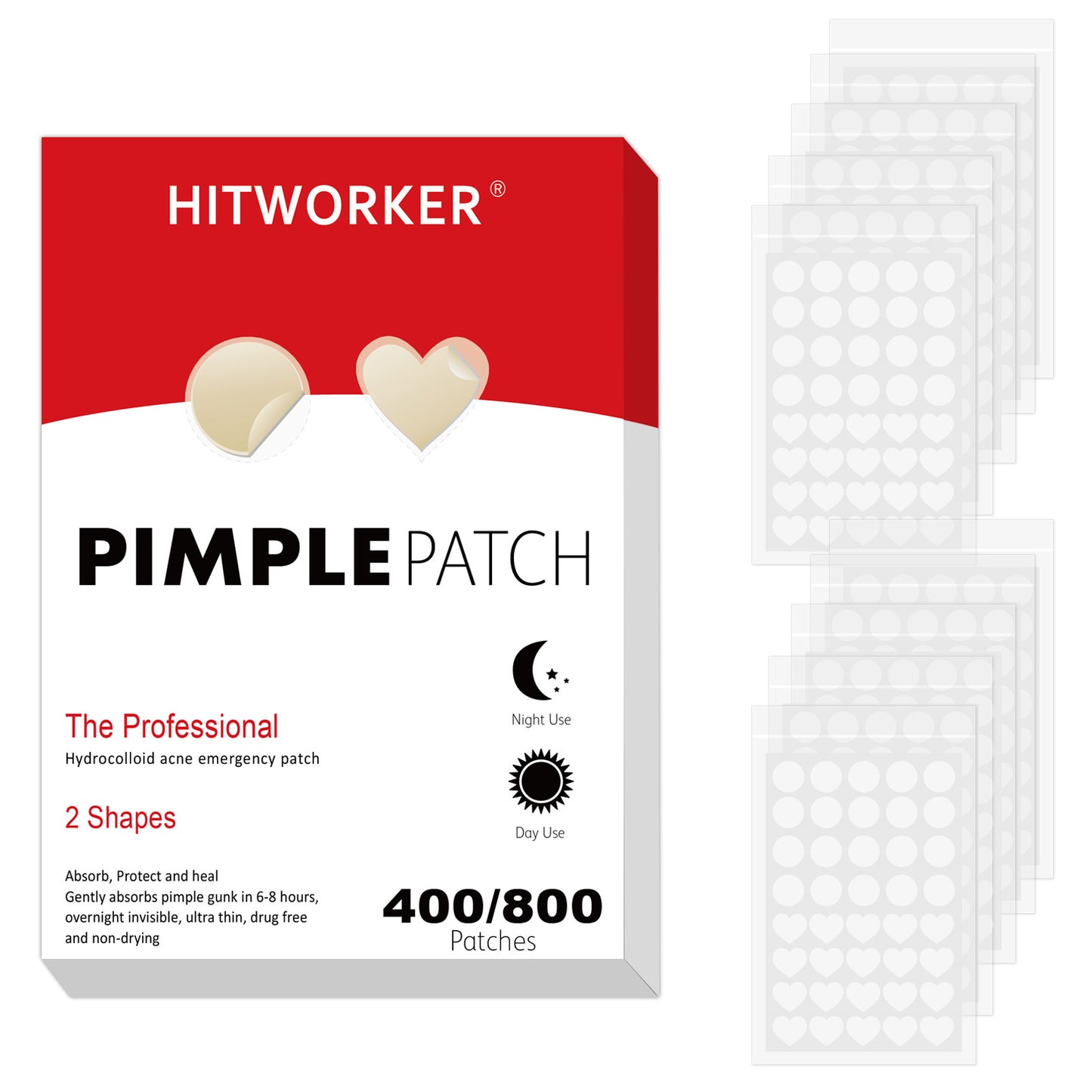 Acne & Blackhead Patches – 400 or 800 Pack