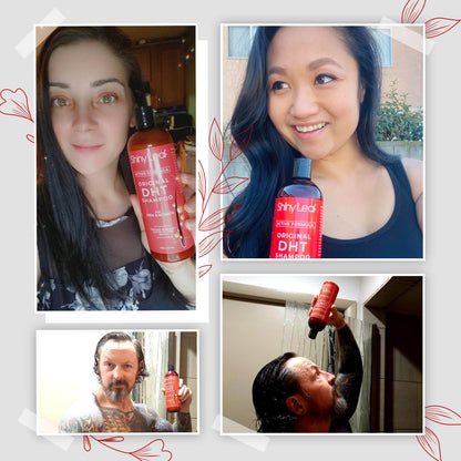 DHT Blocker Haarwuchsshampoo 473 ml, aktive Formel für Haarwachstum mit Biotin